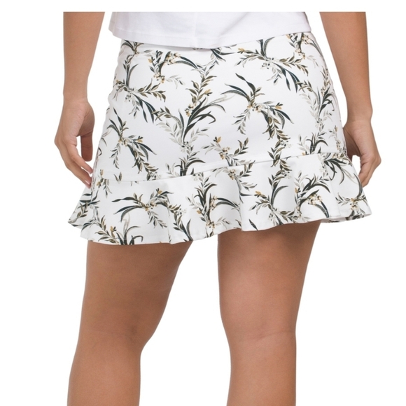 🔹️Tommy Bahama 🔹️floral Glow UPF50 Flounce Ruffle Hem Mini Skort - Picture 1 of 3